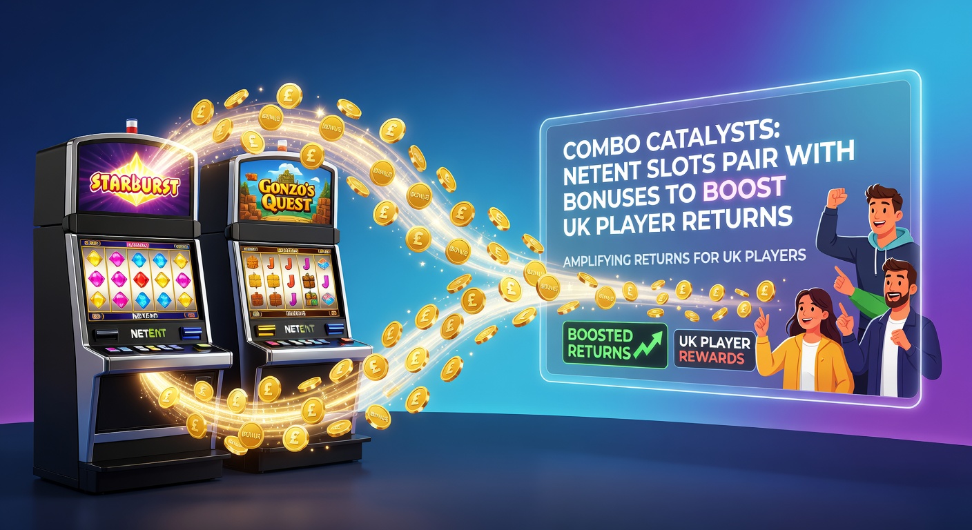 Vibrant NetEnt slot reels activating a bonus round with cascading symbols and multipliers, illustrating high-return combos
