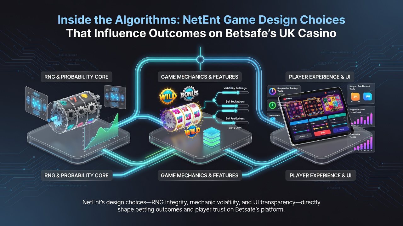 Detailed view of NetEnt cascading reel algorithm and bonus trigger pathways used on Betsafe UK casino