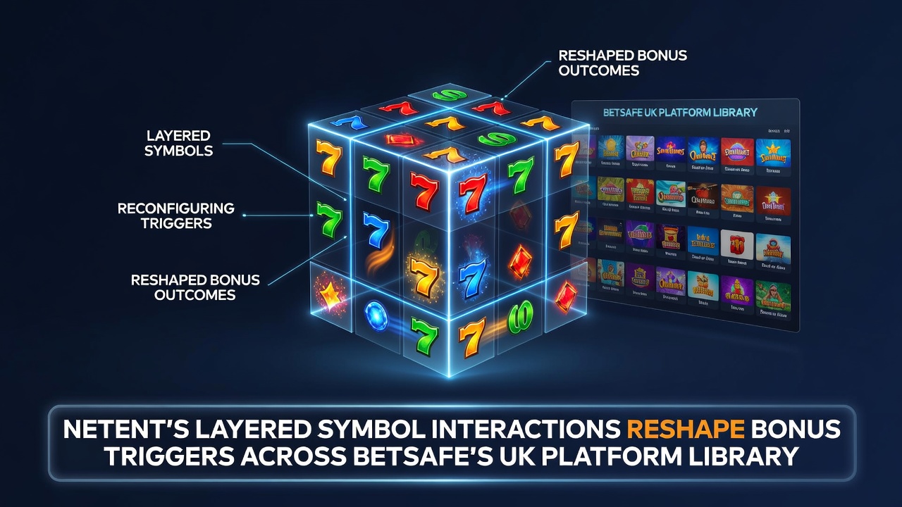Close-up view of NetEnt symbols with layered overlays during a bonus trigger sequence