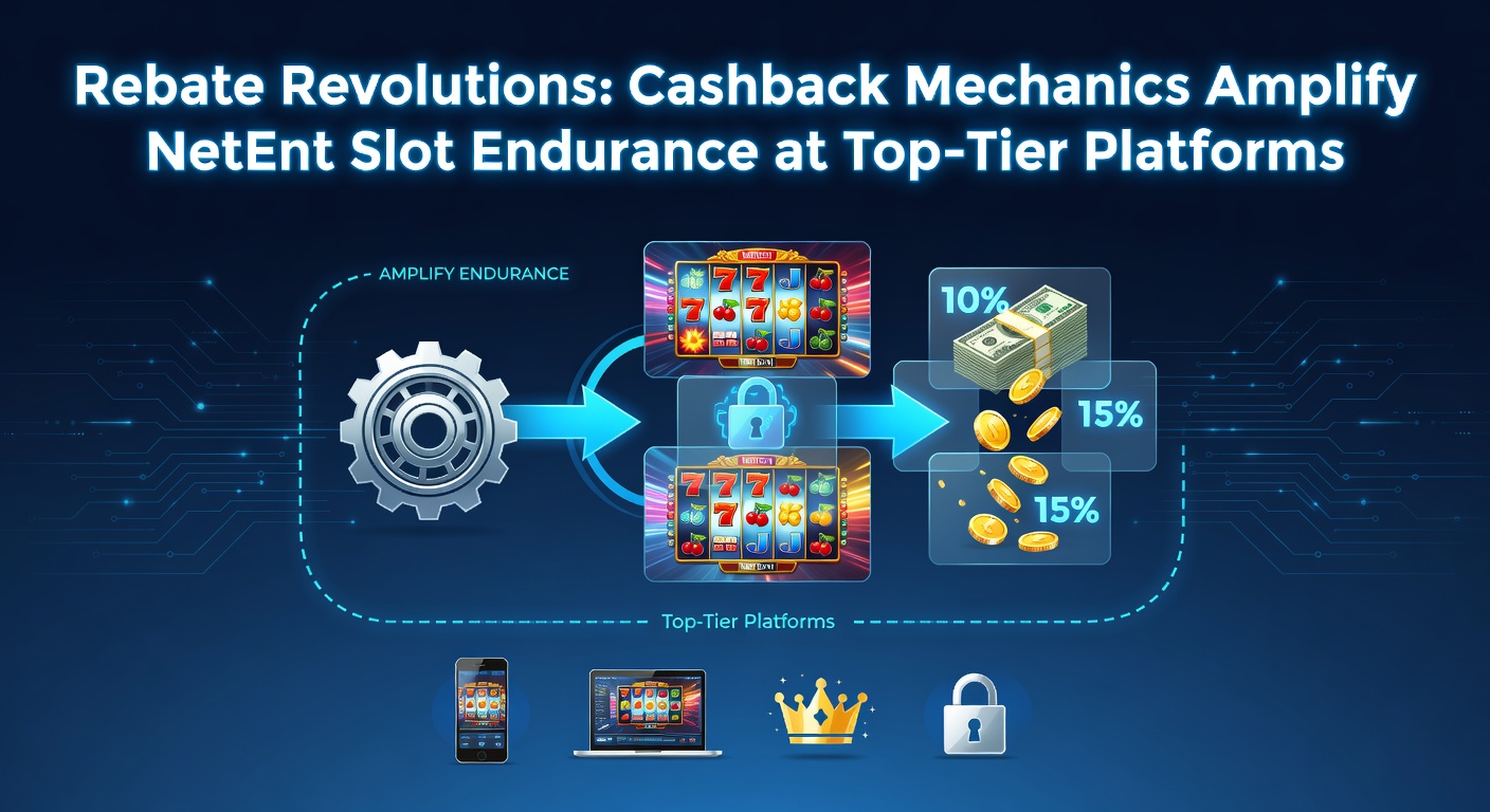 Vibrant display of NetEnt slots interface showing cashback rebate notification overlay on a high-roller session