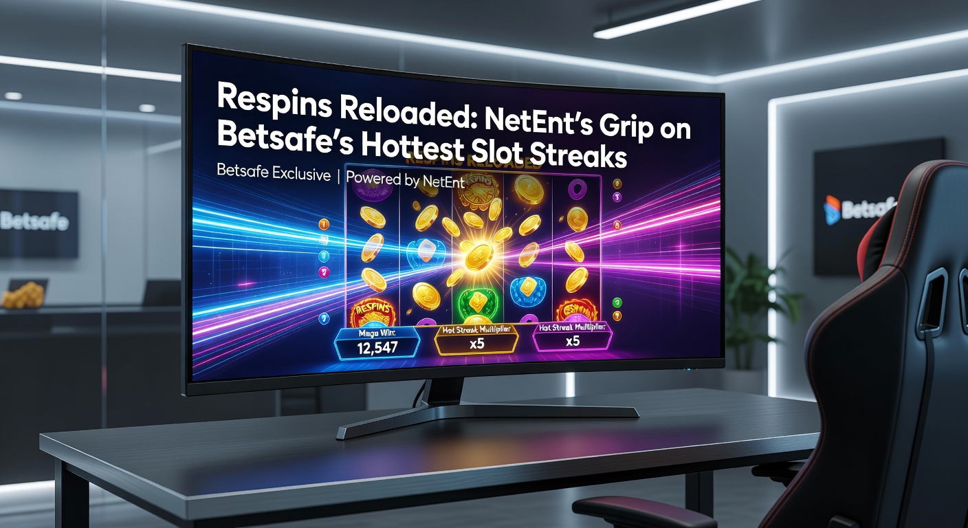 Close-up of a massive win on Betsafe's Respns Reloaded slot, displaying stacked symbols, glowing multipliers, and a jackpot ticker during March 2026