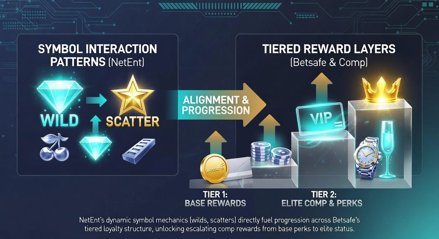 Tiered reward layers syncing with NetEnt symbol clusters in UK casino interfaces